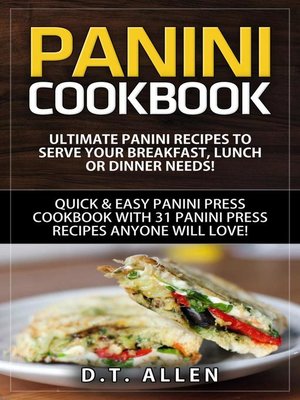cover image of Panini Cookbook
